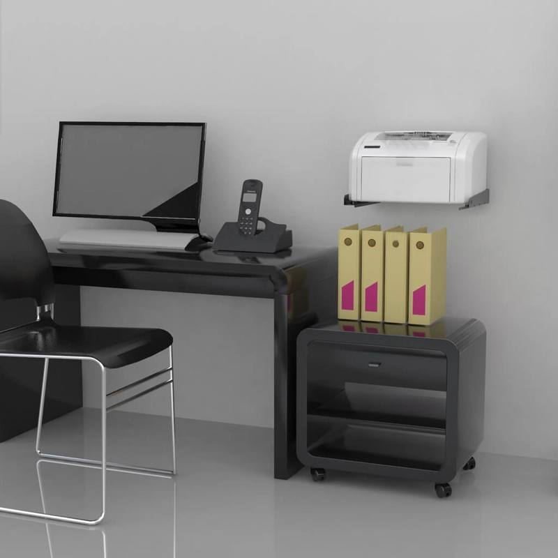 SOPORTE PARA IMPRESORA BRASFORMA SBR5.1 - MICROONDAS NEGRO - 2