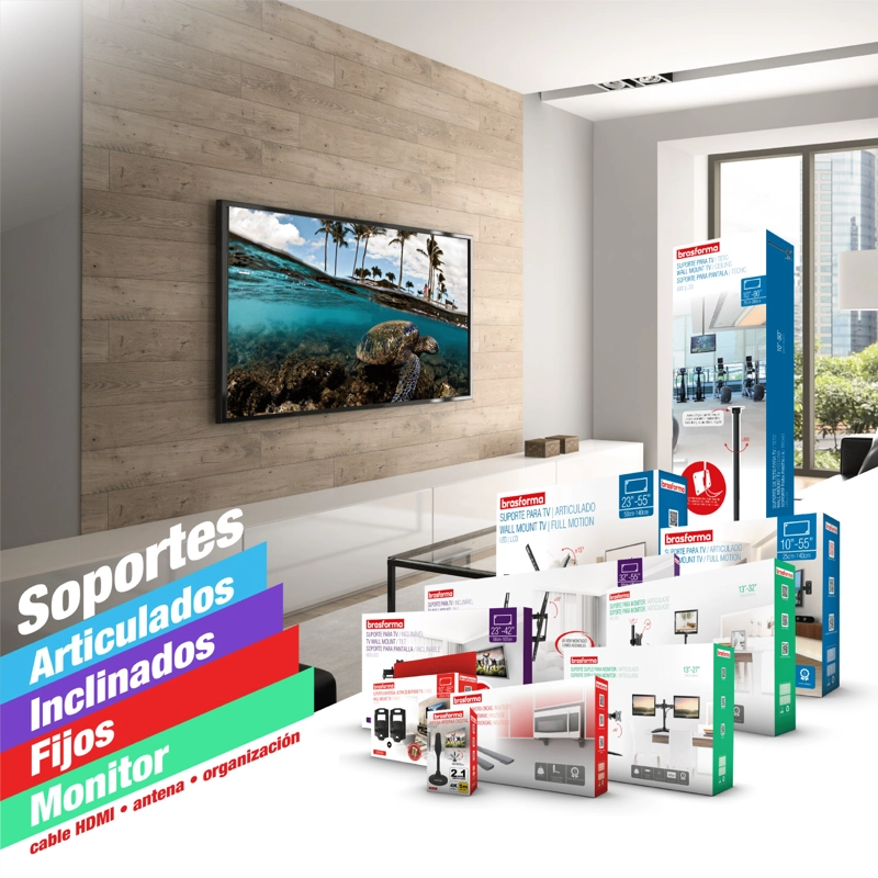 SOPORTE PARA IMPRESORA BRASFORMA SBR5.1 - MICROONDAS NEGRO - 6