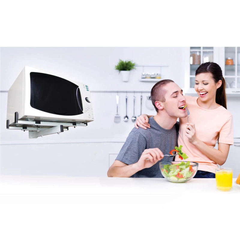 SOPORTE HORNO MICROONDAS BRASFORMA SBR3.6 CON TOPE - BLANCO - 1
