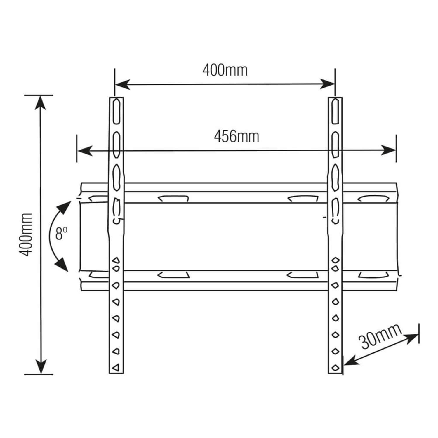 SOPORTE TV FT-141 INCLINABLE ULTRA SLIM U- 32' A 55' FORTE - 3