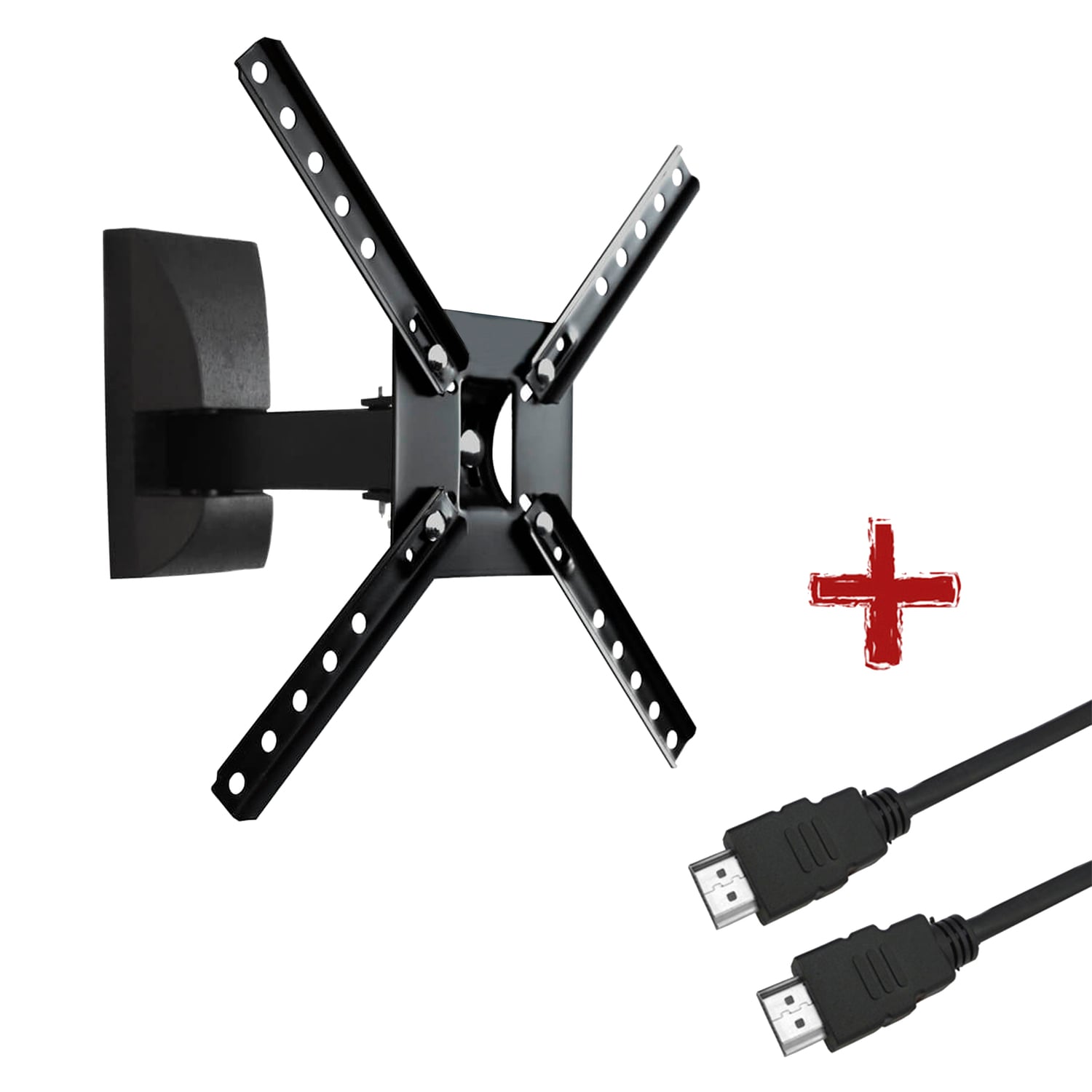 SOPORTE TV SBRP134 CON BRAZO 10' A 55' + HDMI 1MTS - 1