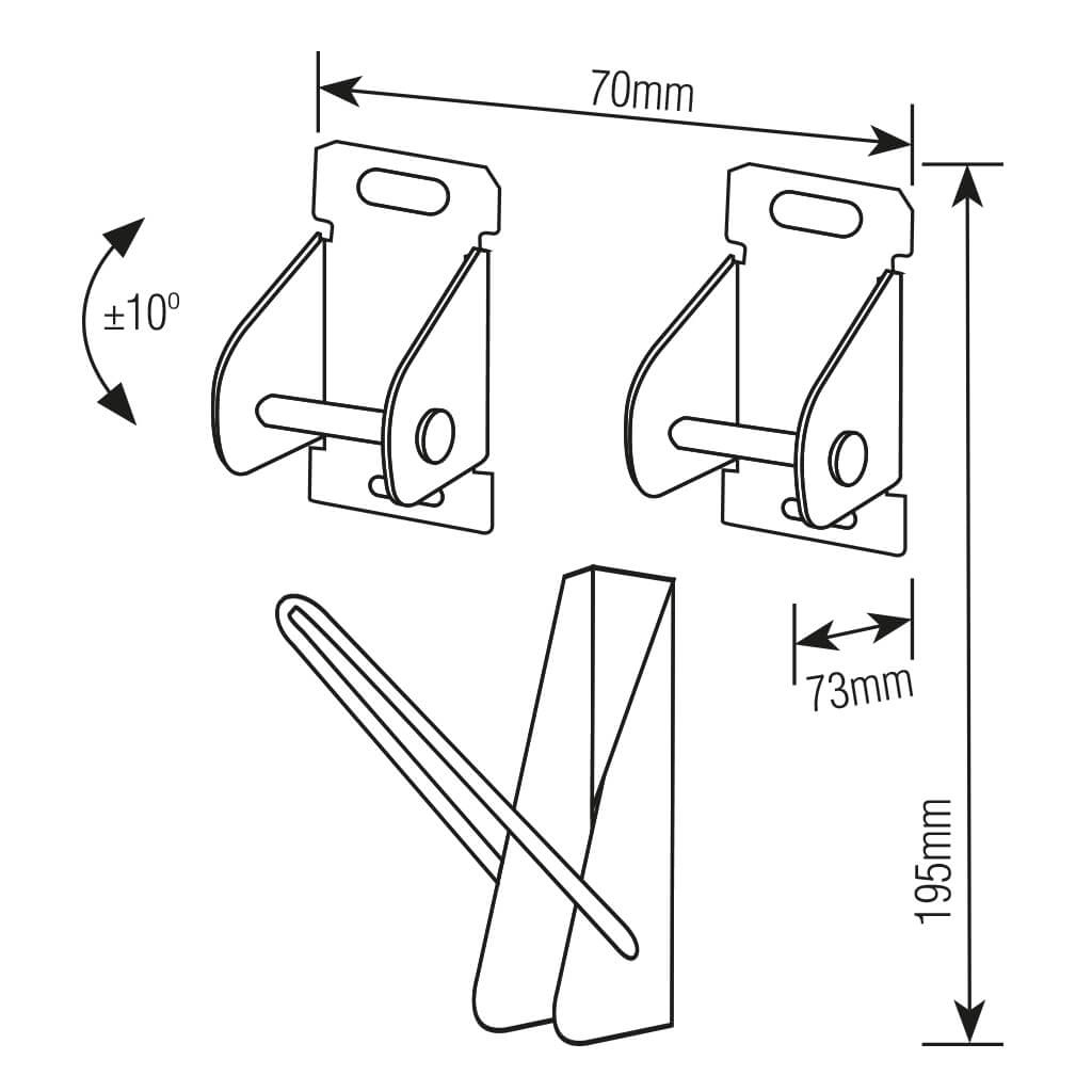 SOPORTE TV SBRUB910 UNIVERSAL INCLINABLE 10' A 85' - 2