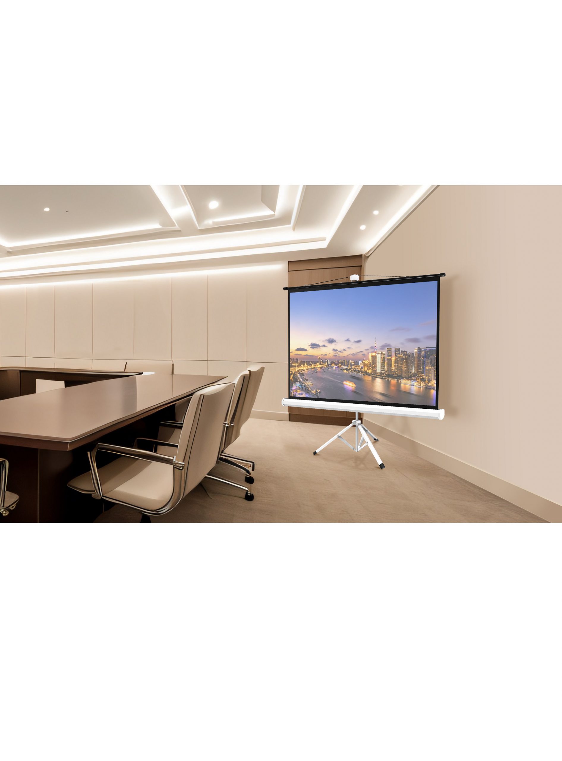 TELON DE PROYECTOR CON TRIPODE 2.03M X 1,52M 4:3 - 4
