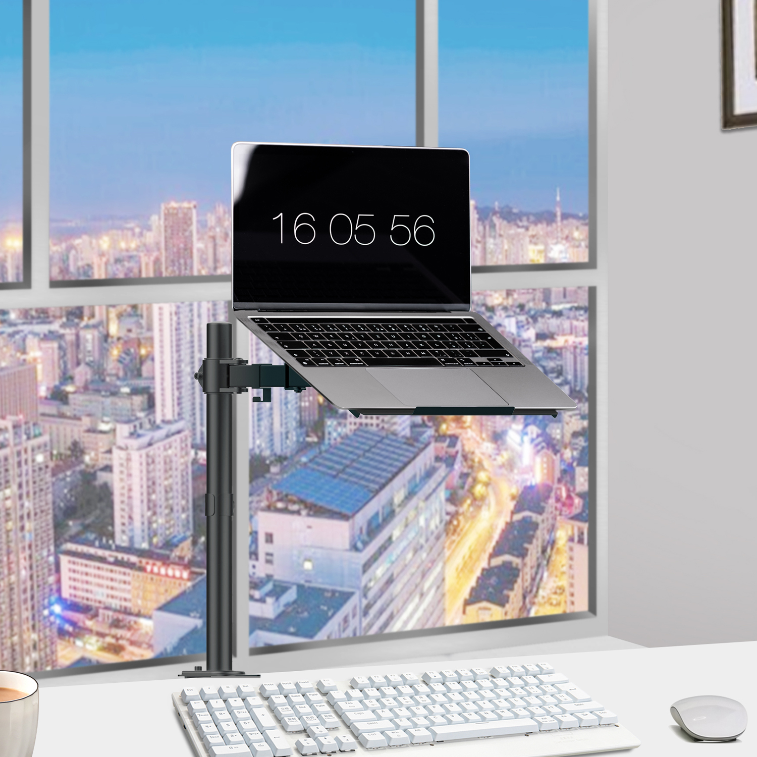 SOPORTE BRASFORMA NOTEBOOK ESCRITORIO CON BRAZO ARTICULADO