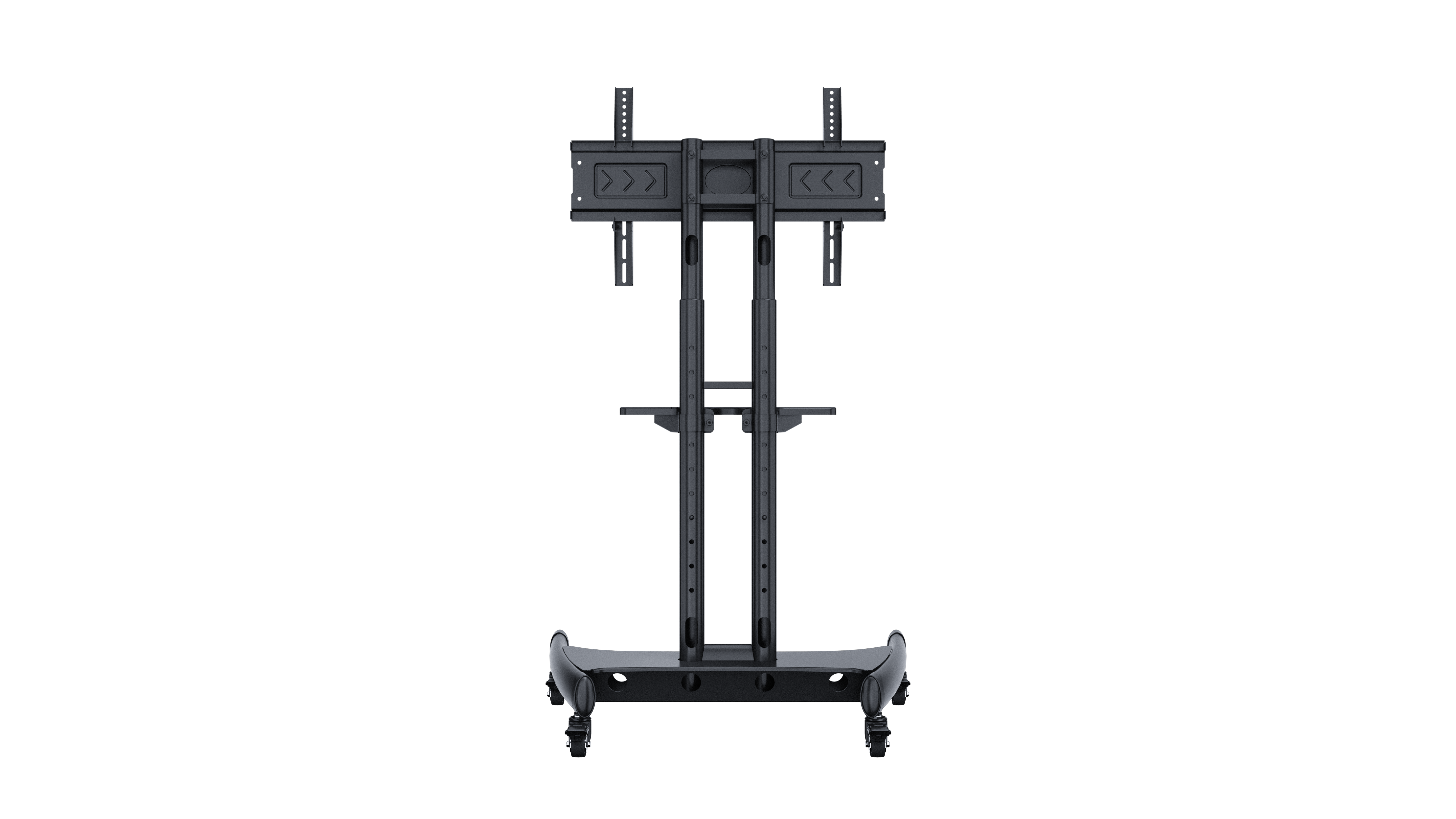 PEDESTAL SKCR01-007 PARA TV 32' A 86' 50KG CARGA C RUEDAS BRASFORMA - 3