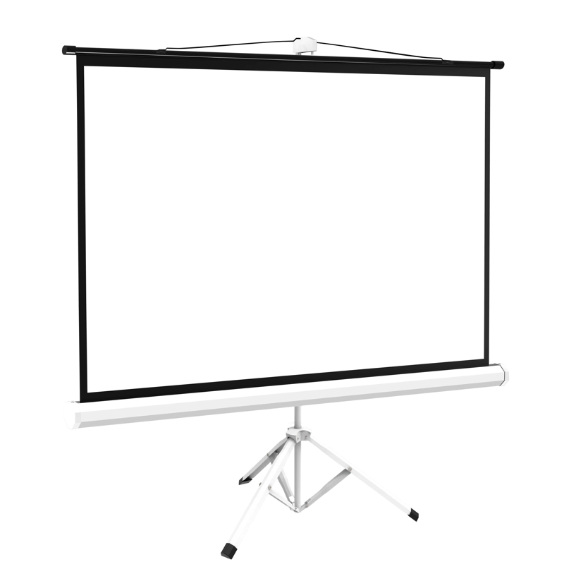 TELON DE PROYECTOR BRASFORMA SKPS43-120 112' CINEMA 2.44 X 1.83 MTS CON TRIPODE - 2