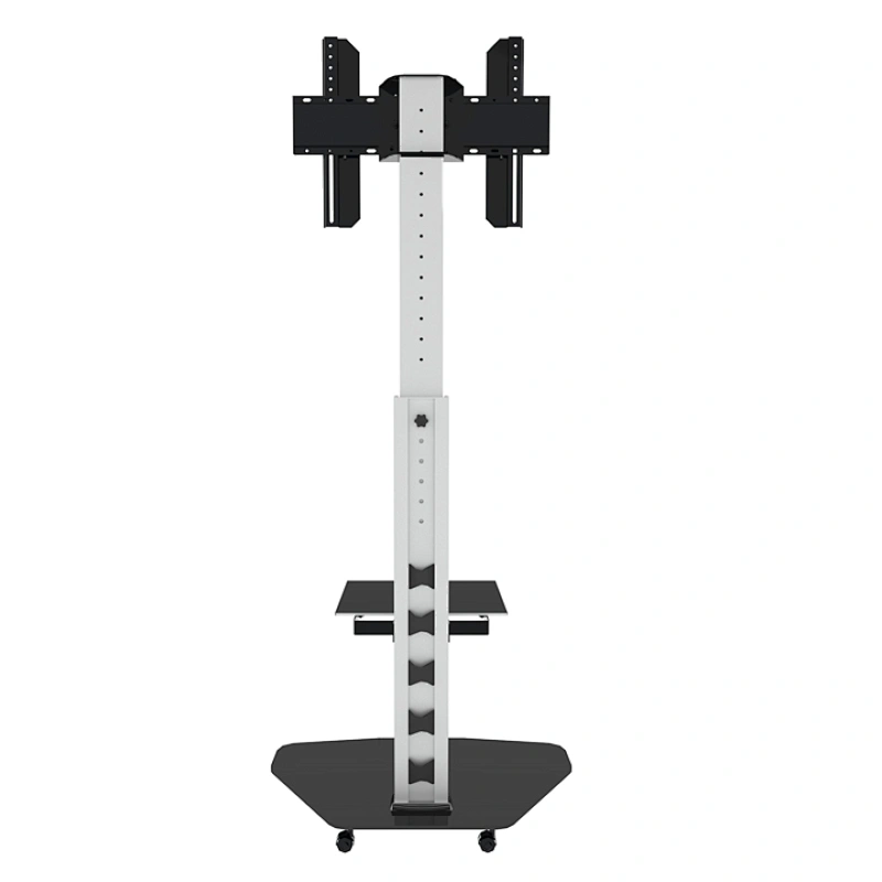 PEDESTAL SKCR06-001 PARA TV 37' A 70' 40KG GIRO 180° DELUXE ALUMINIO BRASFORMA - 2