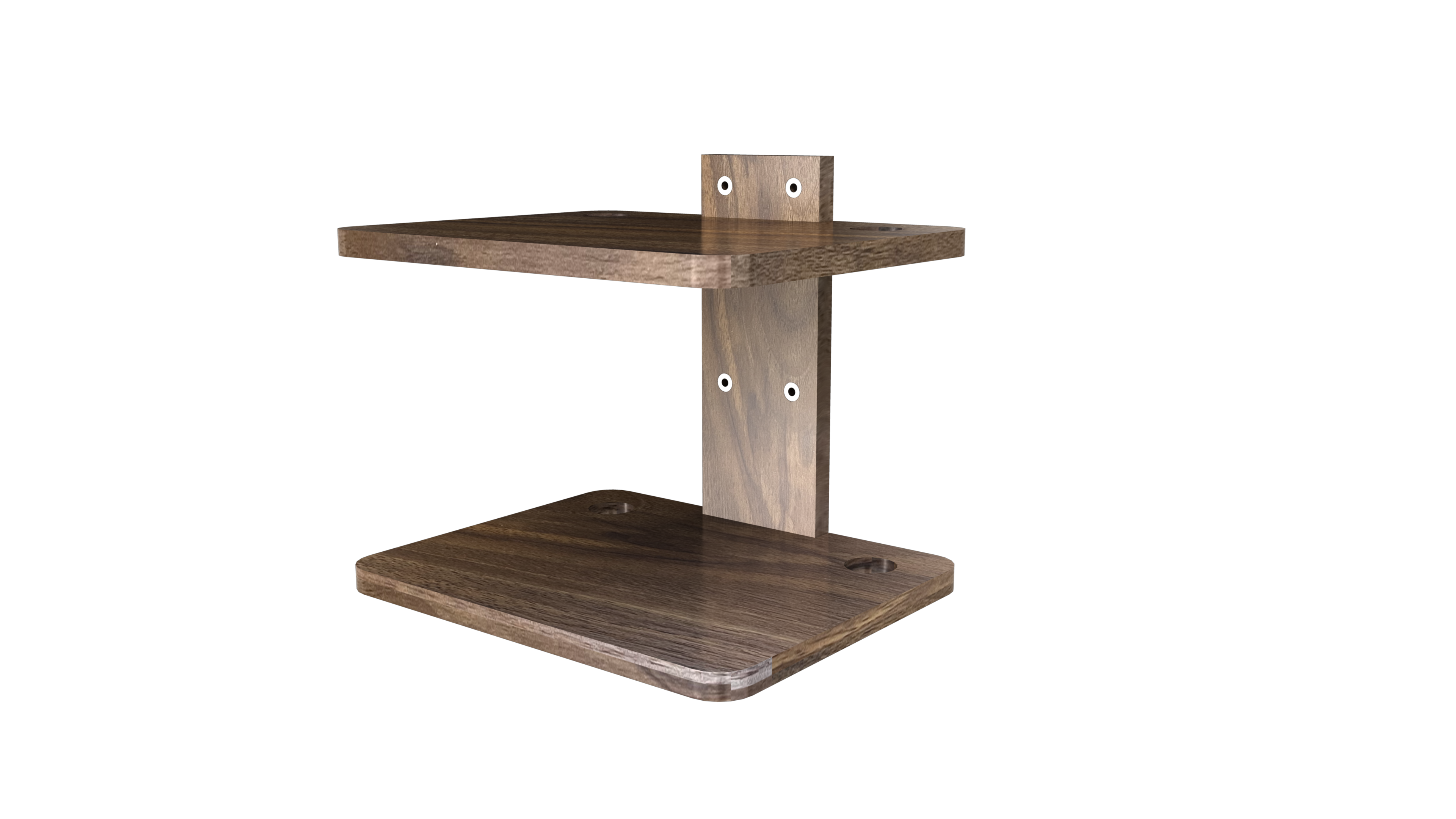 SOPORTE SKDVD-42 PARA DECO JUEGOS ROUTERS 2 BANDEJAS MDP 10KG - 1