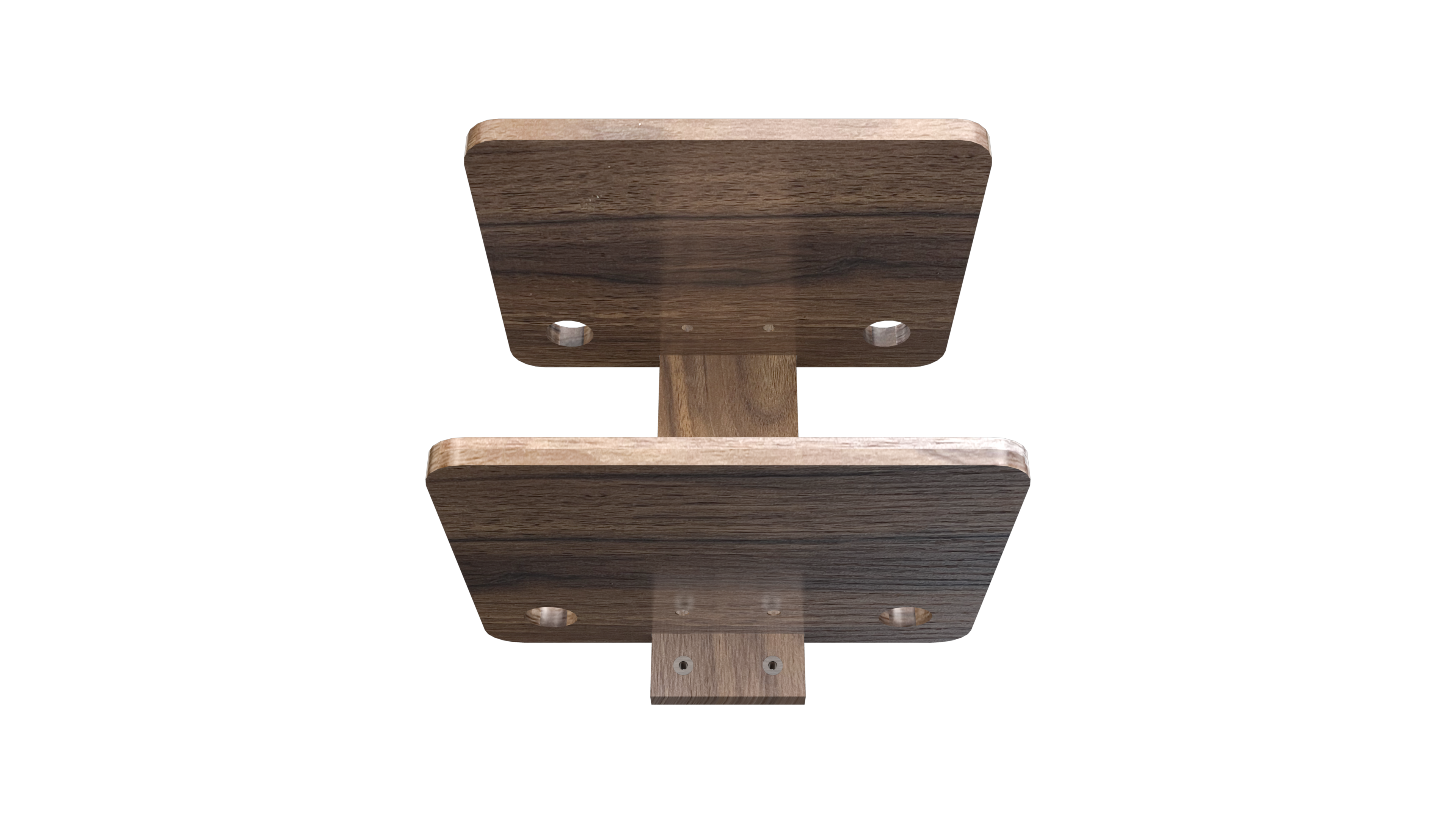 SOPORTE SKDVD-42 PARA DECO JUEGOS ROUTERS 2 BANDEJAS MDP 10KG - 4