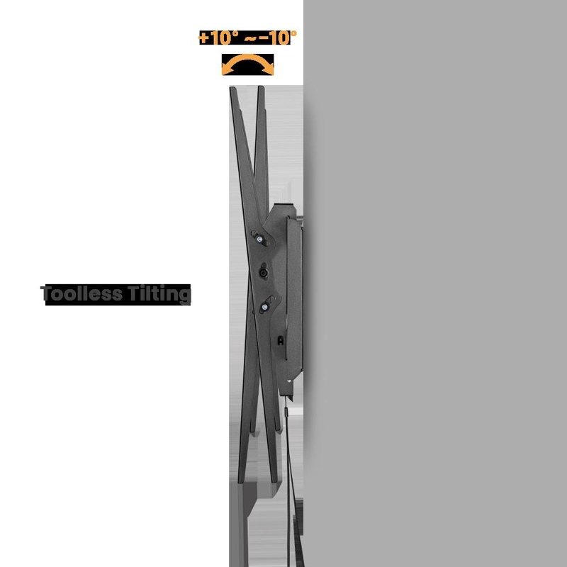 Soporte para TV de  Alta Carga INCLINABLE  60" a 120"  - 120kg SBRP73-69T  Brasforma - 2