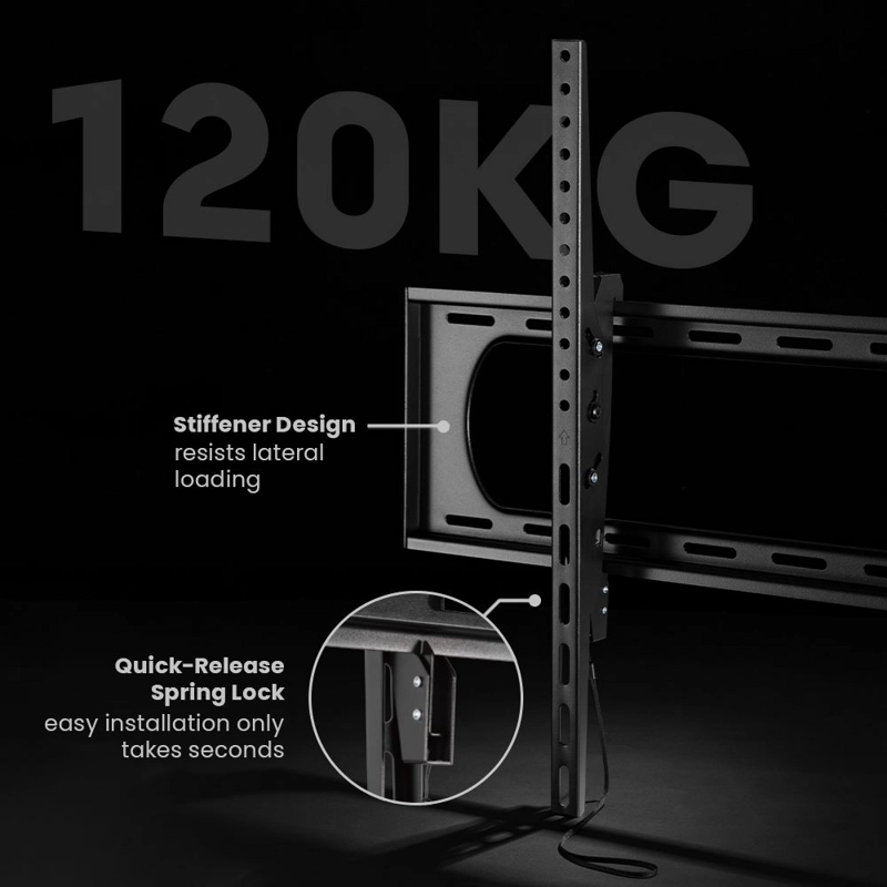 Soporte para TV de  Alta Carga INCLINABLE  60" a 120"  - 120kg SBRP73-69T  Brasforma - 9