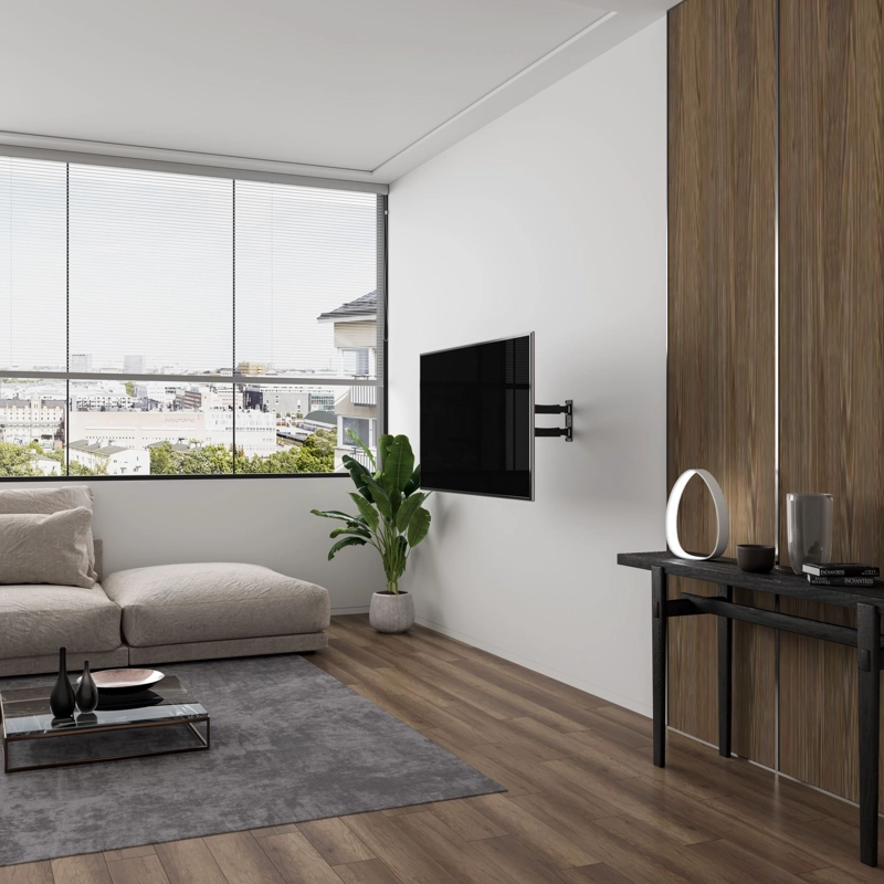 Soporte para TV con Brazo de  38cm  23" a 56" para Cocina  SBRP2040B  Brasforma - 3