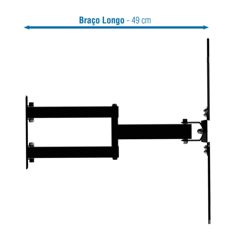 Soporte para TV con Brazo de  49cm  23" a 56" para Cocina SBRP2045B  Brasforma - 2