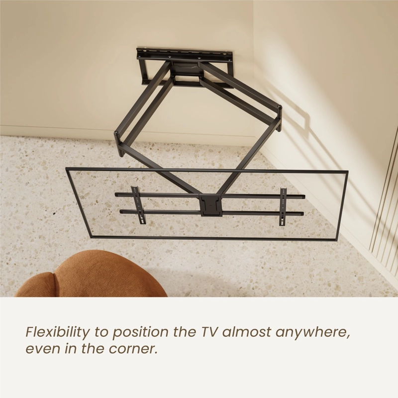 Soporte para TV con doble Brazo  - 1.08m  43" a 90"  60kg - sbrp84-486XL  Brasforma - 7