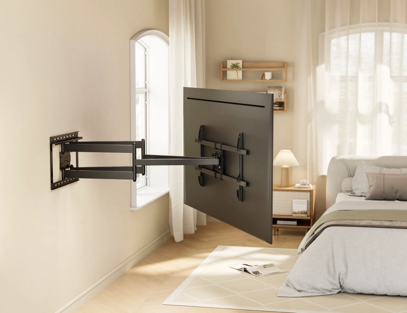 Soporte para TV con doble Brazo  - 1.08m  43" a 90"  60kg - sbrp84-486XL  Brasforma - 8