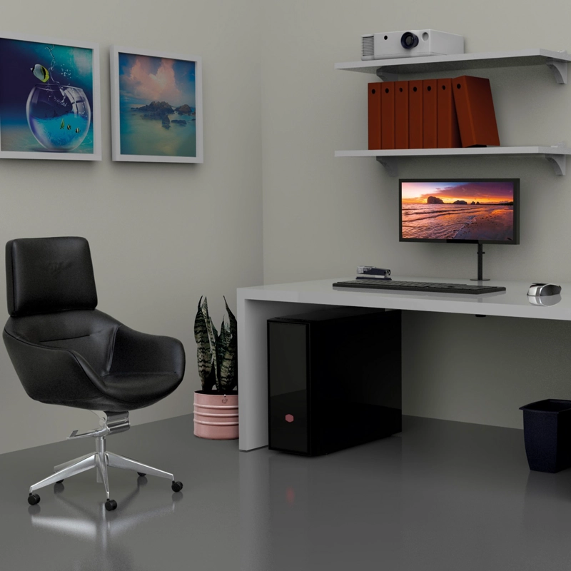 SOPORTE PARA MONITOR DE 13' A 27'  360° INCLINABLE 8KG  BM-811 BRASFORMA - 2
