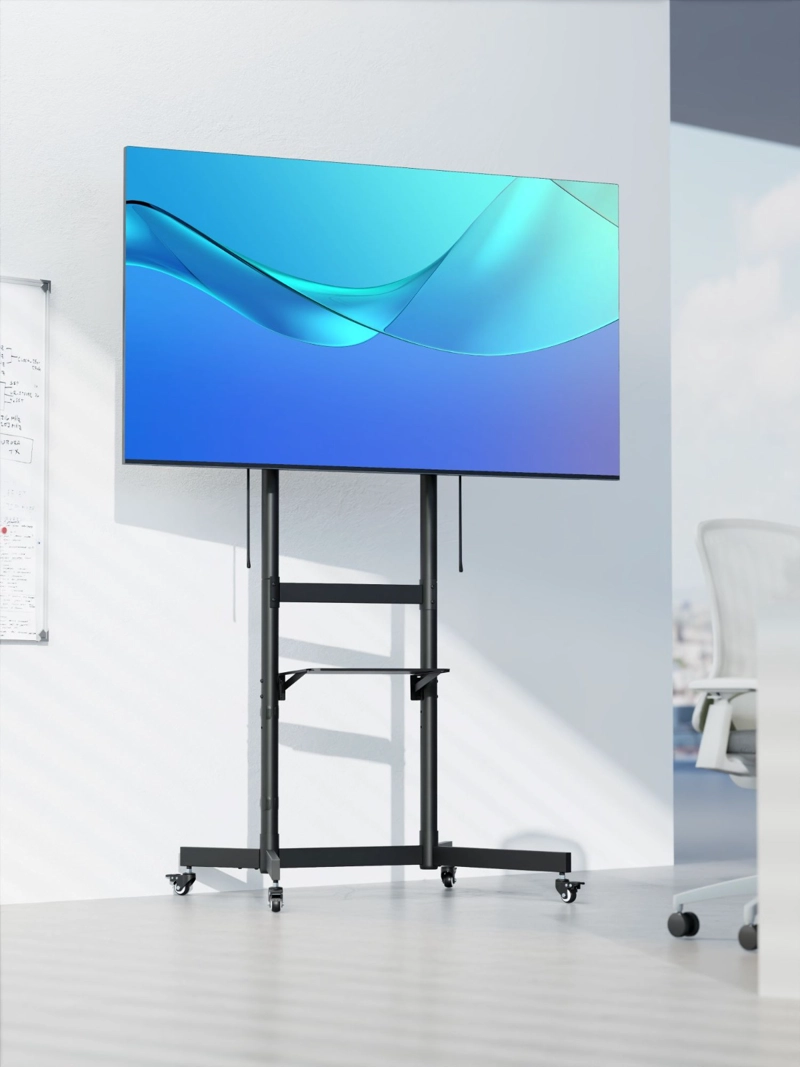 PEDESTAL DE TV PARA 55' A 100'  70KG INCLINABLE Y AJUSTABLE - SBRCR1044 BRASFORMA - 1