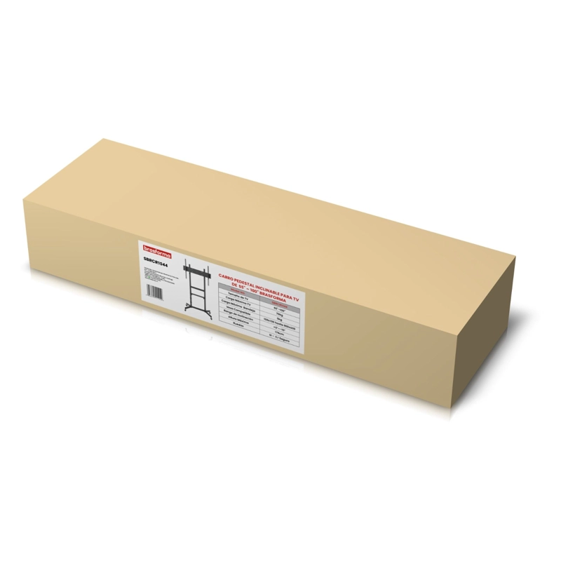 PEDESTAL DE TV PARA 55' A 100'  70KG INCLINABLE Y AJUSTABLE - SBRCR1044 BRASFORMA - 13
