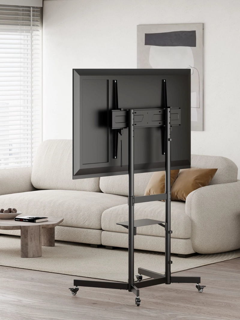 PEDESTAL DE TV PARA 55' A 100'  70KG INCLINABLE Y AJUSTABLE - SBRCR1044 BRASFORMA - 2