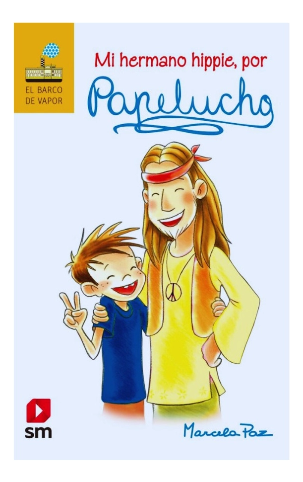 MI HERMANO HIPPIE POR PAPELUCHO - MARCELA PAZ - 1
