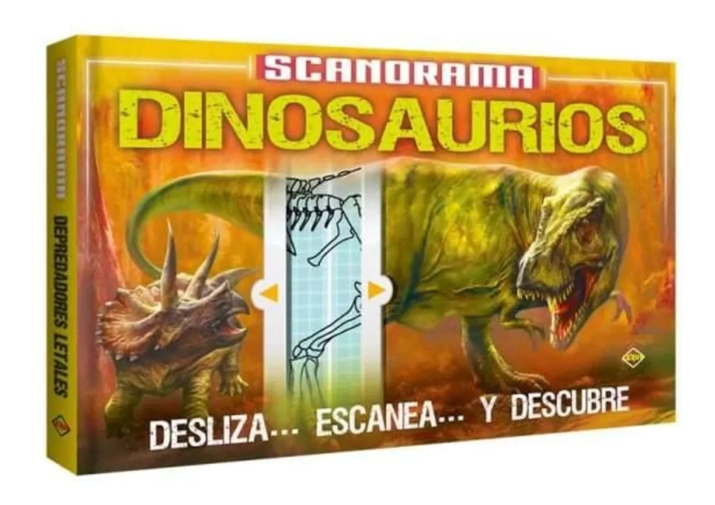 SCANORAMA DINOSAURIOS. DESLIZA… ESCANEA… Y DESCUBRE - 1