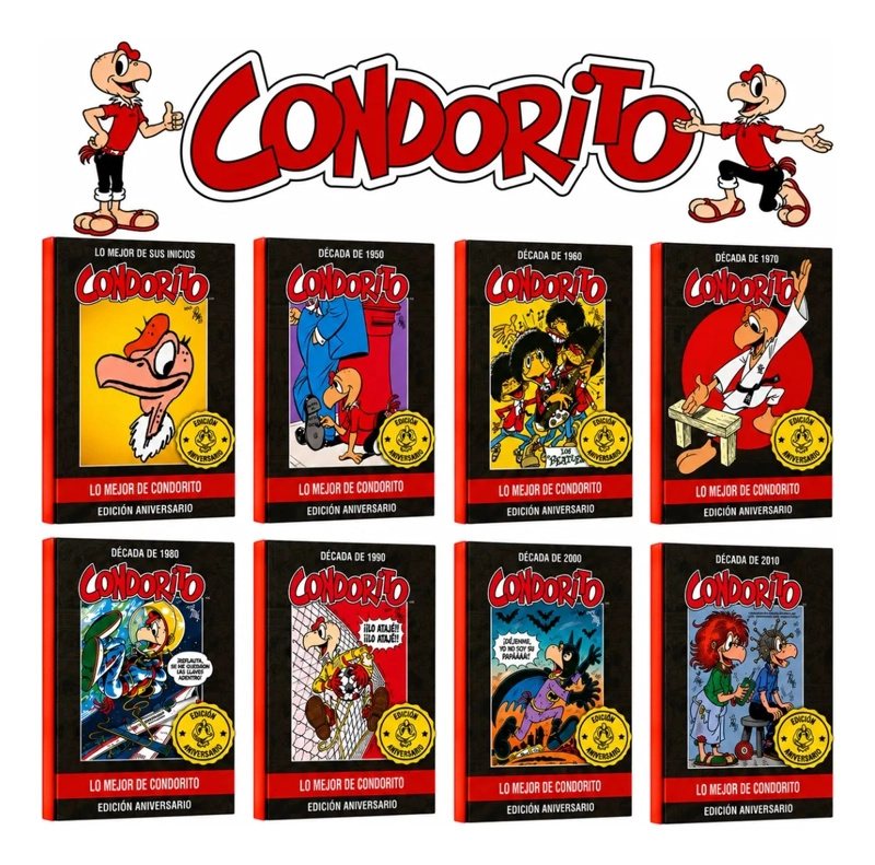 COLECCION CONDORITO ANIVERSARIO 8 TOMOS - PEPO TAPA DURA - 1