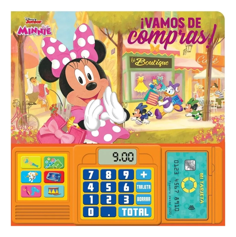 MINNIE MOUSE VAMOS DE COMPRAS CAJA REGISTRADORA SONIDOS - 1