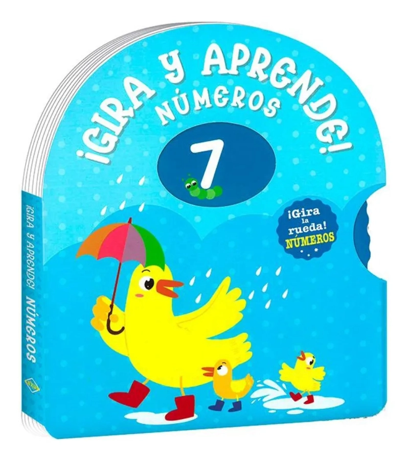 GIRA Y APRENDE NUMEROS LIBRO INTERACTIVO CON RUEDA LEXUS - 1