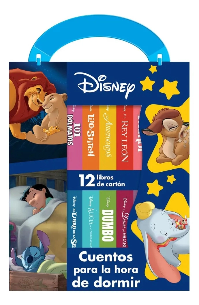 ESTUCHE DISNEY CUENTOS PARA DORMIR - 12 LIBROS DE CARTON - 1