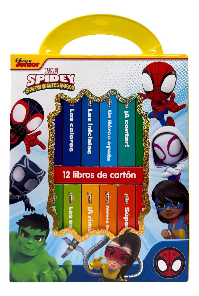 MARVEL SPIDEY Y SUS SORPRENDENTES AMIGOS 12 LIBROS DE CARTON - 1