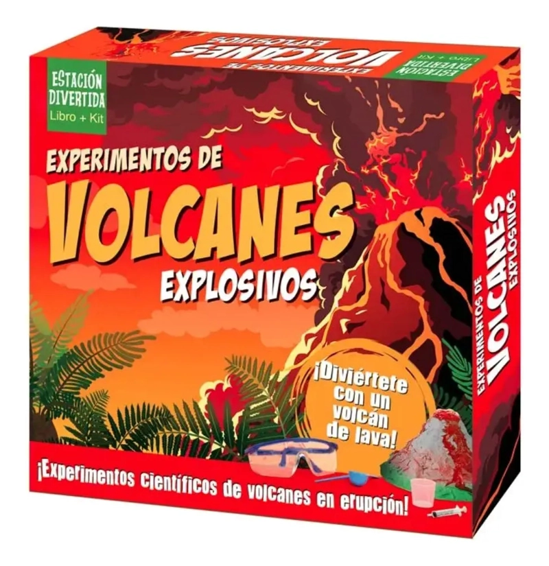 EXPERIMENTOS DE VOLCANES EXPLOSIV-S KIT DE CIENCIA LEXUS - 1