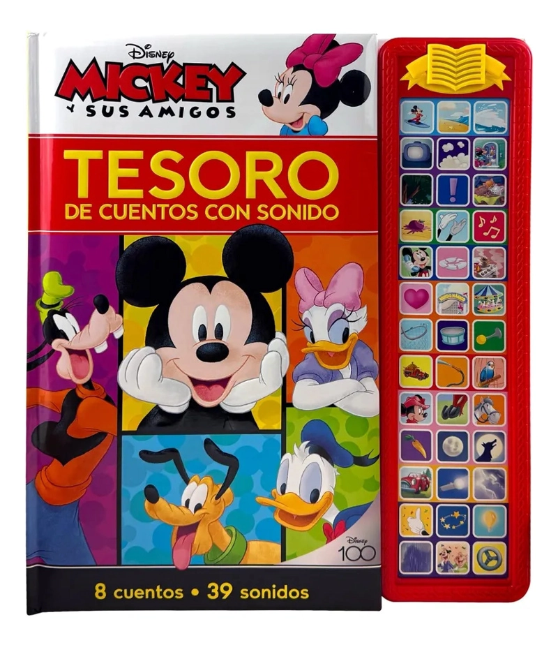 DISNEY MICKEY Y SUS AMIGOS TESORO DE CUENTOS CON 39 SONIDOS - 1