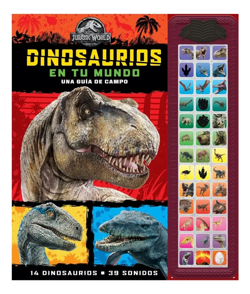 JURASSIC WORLD DINOSAURIOS EN TU MUNDO LIBRO CON 39 SONIDOS - 1