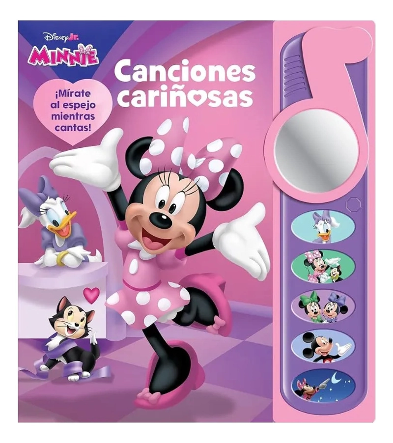 DISNEY MINNIE CANCIONES CARIÑOSAS LIBRO 5 SONIDOS CON ESPEJO - 1