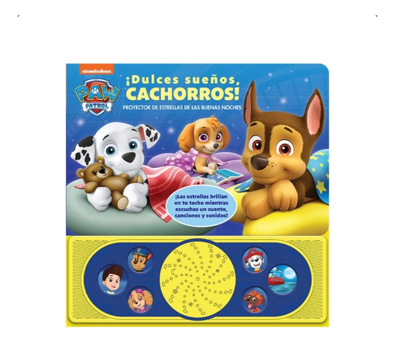 PAW PATROL DULCES SUEÑOS CACHORROS PROYECTOR DE LUZ SONIDOS - 1