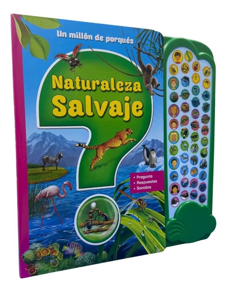 UN MILLON DE PORQUE S NATURALEZA SALVAJE LIBRO CON 48 SONIDOS - 1