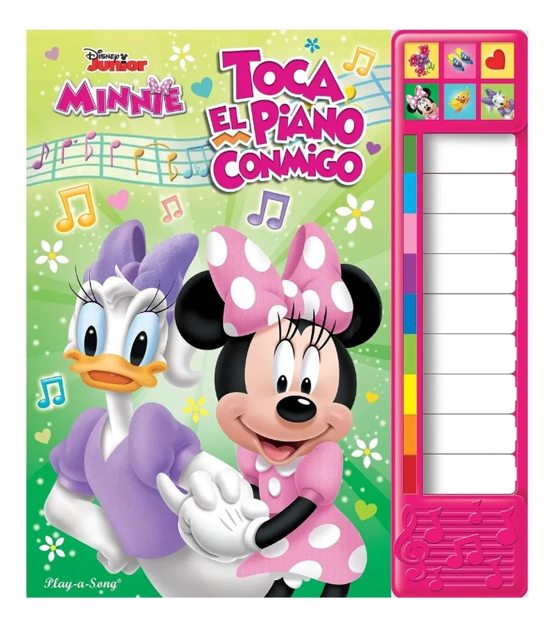 DISNEY MINNIE TOCA EL PIANO CONMIGO LIBRO 6 CANCIONES - 1