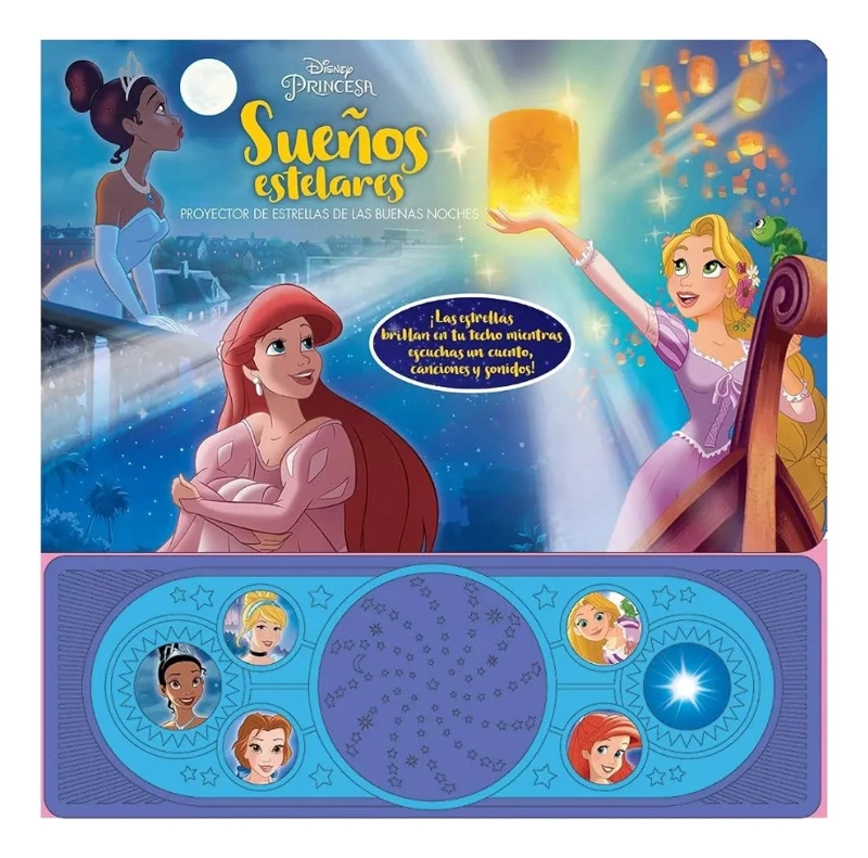 DISNEY PRINCESAS SUEÑOS ESTELARES PROYECTOR DE LUZ Y SONIDOS - 1