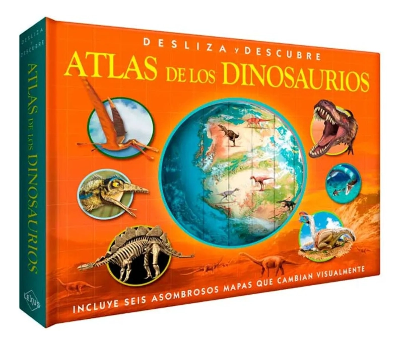 ATLAS DE LOS DINOSAURIOS - DESLIZA Y DESCUBRE - 1