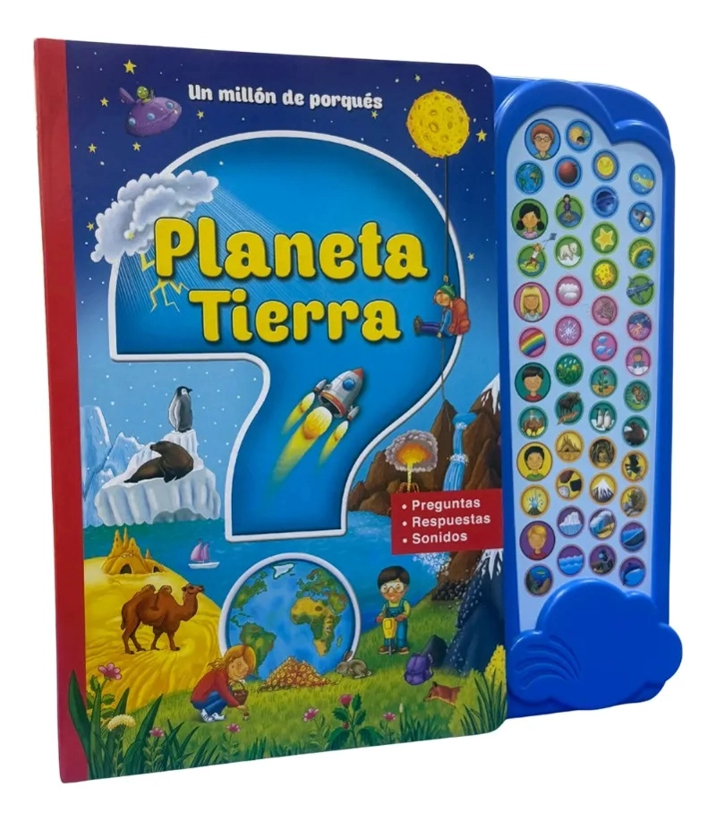 UN MILLON DE PORQUE S PLANETA TIERRA LIBRO CON 48 SONIDOS - 1