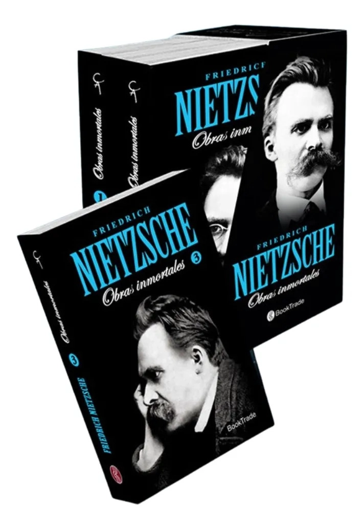 OBRAS INMORTALES - FRIEDRICH NIETZSCHE - 3 TOMOS BOOKTRADE - 1
