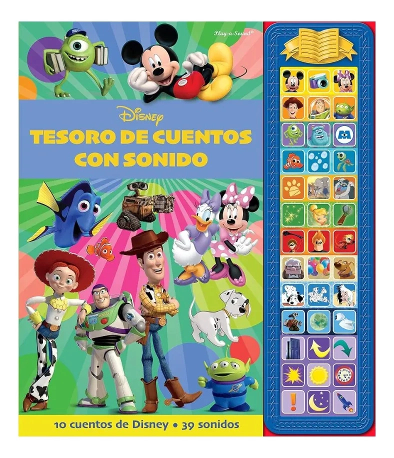 DISNEY PIXAR TESORO DE CUENTOS 10 HISTORIAS CON 39 SONIDOS - 1