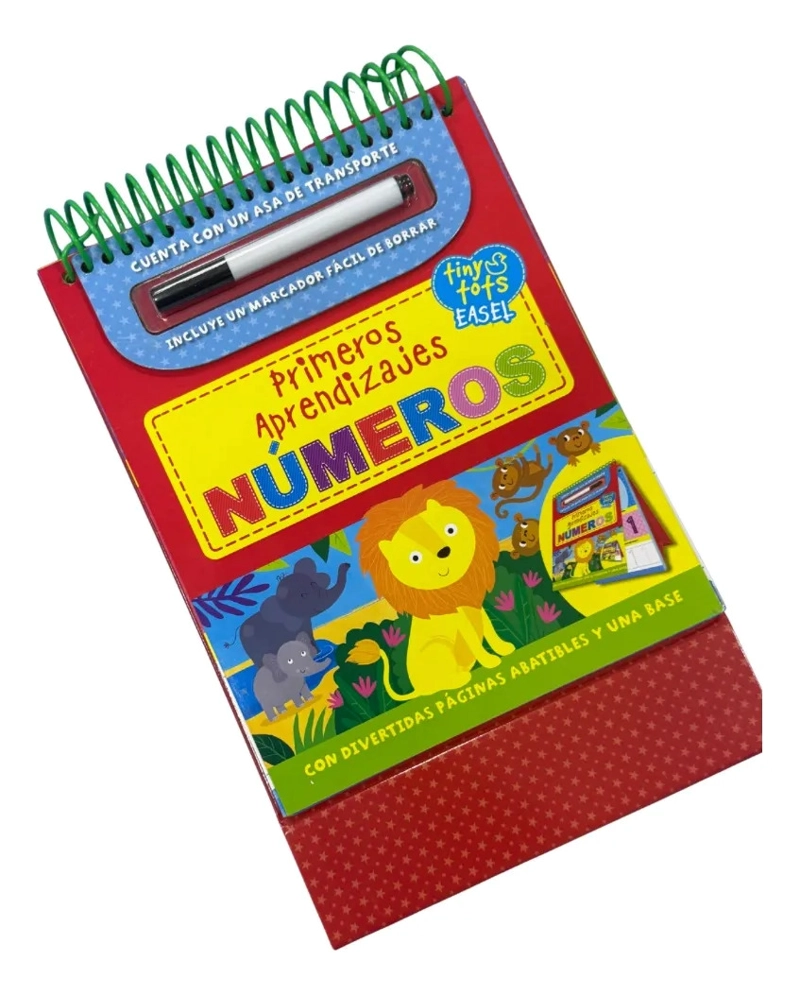 PRIMEROS APRENDIZAJES NUMEROS LIBRO ESCRIBE Y BORRA INFANTIL - 1