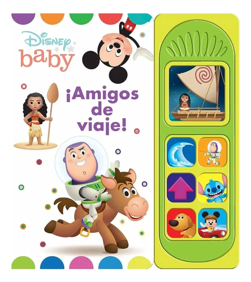 DISNEY BABY AMIGOS DE VIAJE LIBRO CON 7 SONIDOS Y AVENTURAS - 1