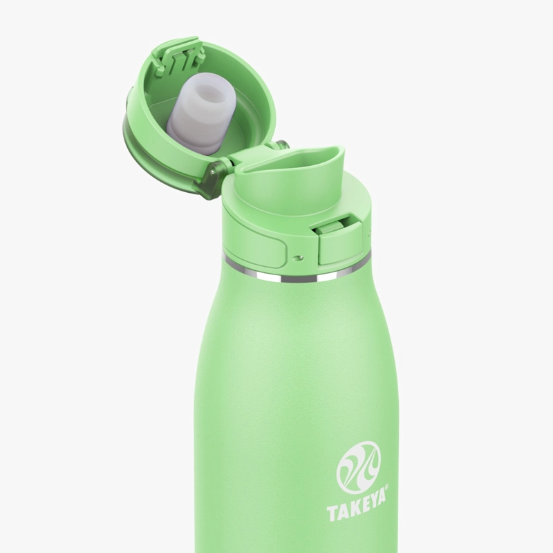 BOTELLA TAKEYA TRAVELER 500 ML FLIP LOCK MINT - 1