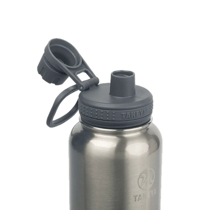 BOTELLA TAKEYA 950 ML ANTIGOTEO STEEL - 1