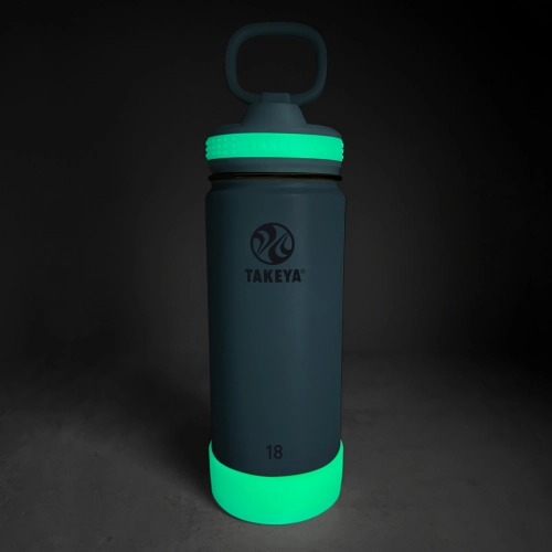 BOTELLA TAKEYA 530 ML BOMBILLA GLOW WORM BLUE - 3
