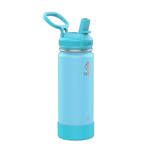 BOTELLA TAKEYA 530 ML BOMBILLA GLOW WORM BLUE - 6