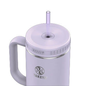 BOTELLA TAKEYA 1,18L STRAW TUMBLER VIVACITY PURPLE CON MANGO - 1