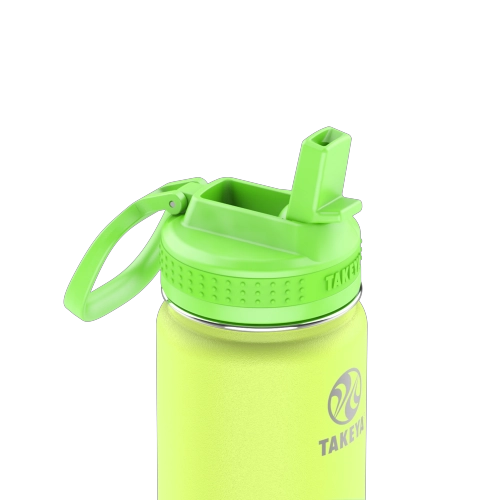 BOTELLA TAKEYA GLOW 530 ML BOMBILLA LIGHTNING GREEN - 1
